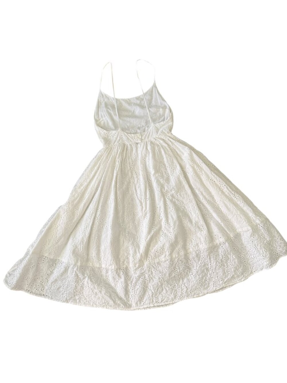 Rachel Antonoff White Eyelet Princess Dress Midi-Cotton- Size 6- MSRP $299 - Picture 7 of 16